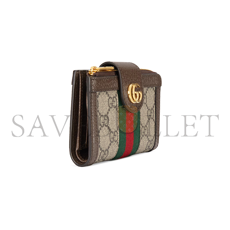 GUCCI OPHIDIA CARD CASE WALLET 725662 (13*8.5*2cm) GUCCI OPHIDIA CARD CASE WALLET 725662 (13*8.5*2cm)